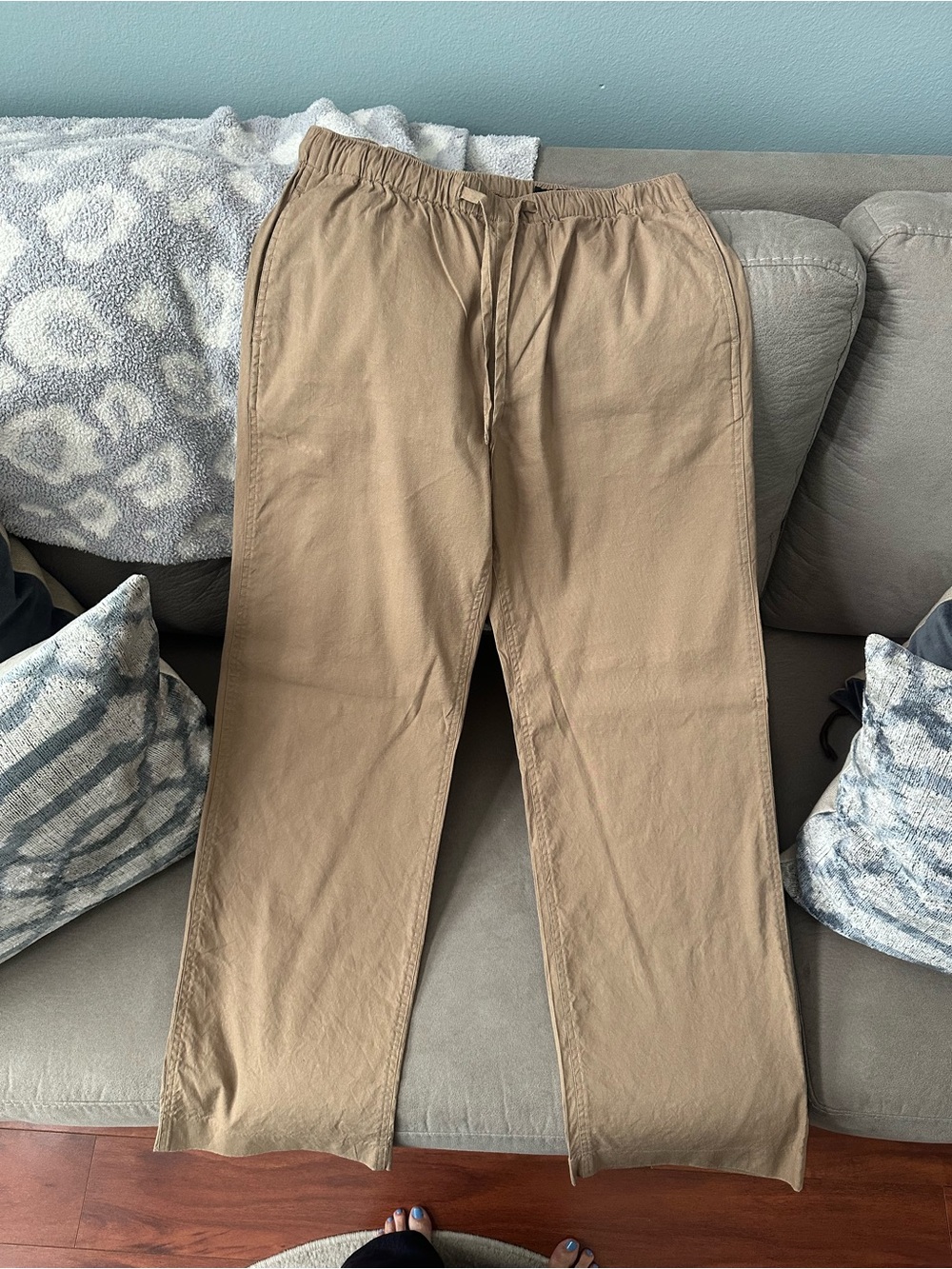 rag & bone women’s Drawstring pant (Chino type) in Tan